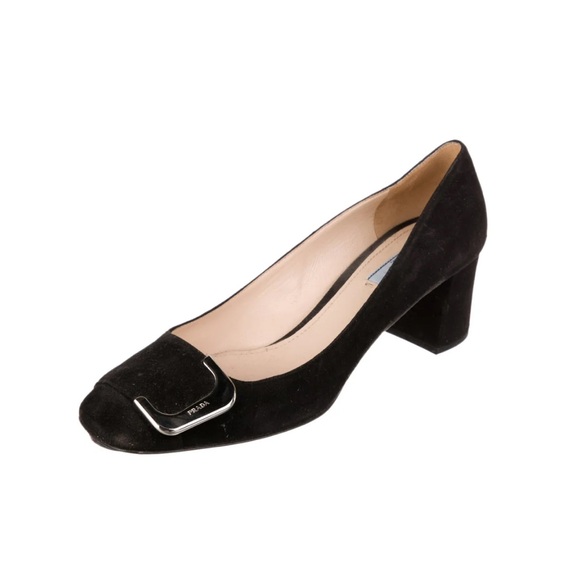 Prada Suede Pumps, Size 8.5 - Picture 1 of 5